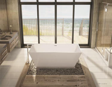 FLEURCO CALANDO free standing bathtub, bathroom renovating ideas & designs Barrie Ontario 705-309-0758