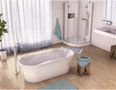 FLEURCO HARMONY free standing bathtub, bathroom renovating ideas & designs Barrie Ontario 705-309-0758