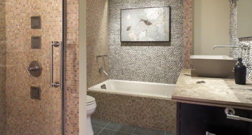 Kohler Glam Textural Bathroom, bathroom renovating ideas and designs Barrie Ontario 705-309-0758